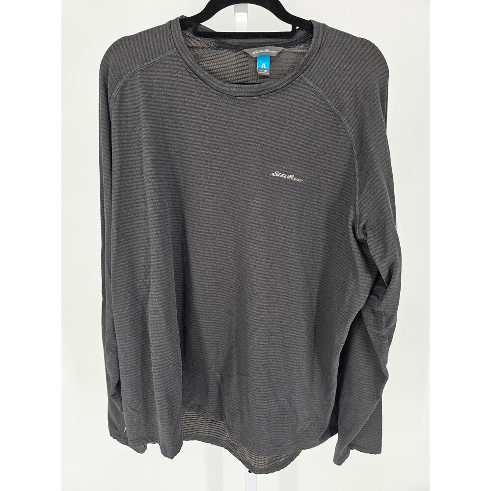 Eddie Bauer Mens 2XL Motion Resolution long-sleeve T Shirt moisture-wicking Gray - Picture 1 of 4